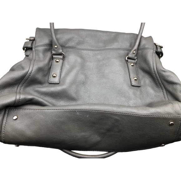 Kate Spade Bundle; shoes 8.5; crossbody grey pebbled leather read description - Picture 5 of 11